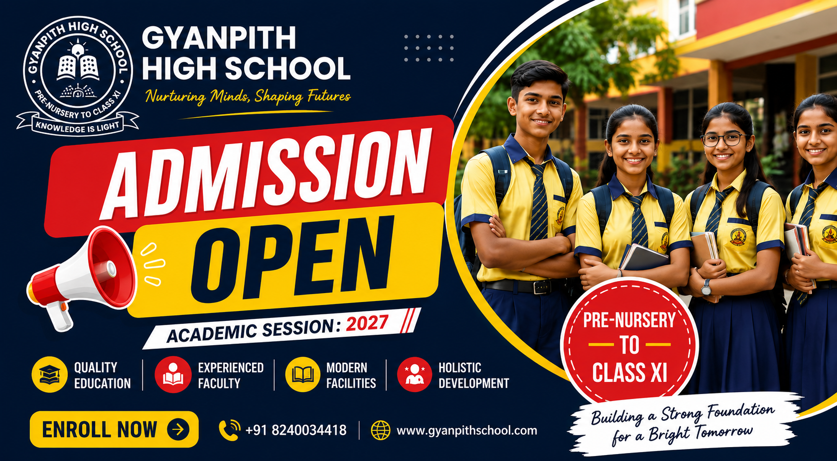 WELCOME TO  Gyanpith High School